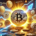 Bitcoin Surges to $60k as Altcoins Celestia, Jasmy, Pepe, and MOTHER Iggy Lead the Market Rally