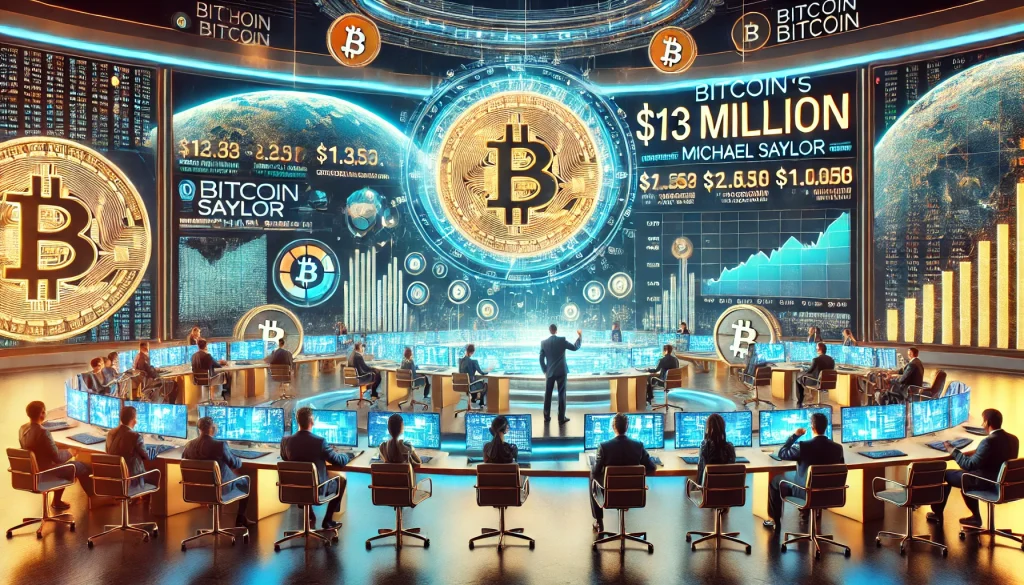 Michael Saylor Predicts Bitcoin to Reach $13 Million in 21 Years, Sees 7% Global Capital Share