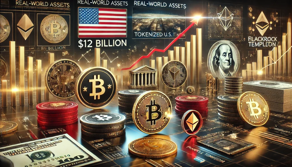 Tokenized Real-World Asset Market Surpasses $12 Billion, Driven by U.S. Treasuries and Major Financial Players